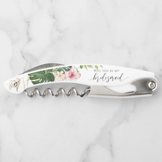 Tire-bouchon Tropical Serez-vous ma proposition de servante (Dos)