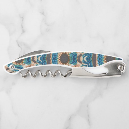 Tire-bouchon Turquoise Gold Sun Southwestern Art (Dos)