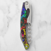 Tire-bouchon Twirly coloré Abstrait / (Dos)