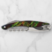 Tire-bouchon Vert égoutté au feu (Dos)