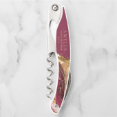 Tire-bouchon Vin rouge de la fête de mariage Abstraite Sparklin (Devant)