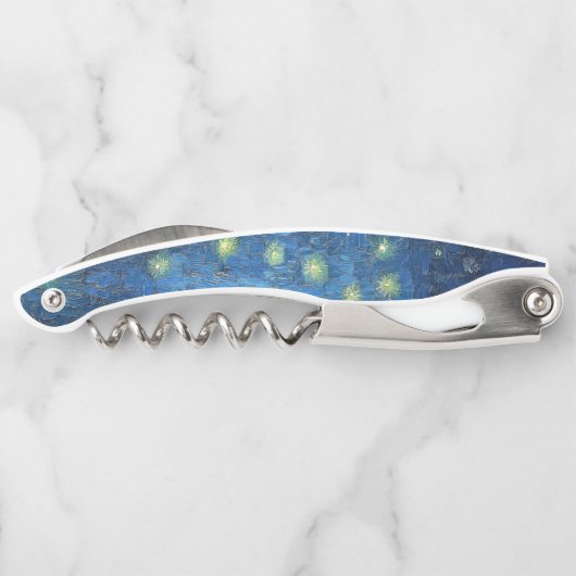 Tire-bouchon Vincent van Gogh - Nuit étoilée sur le Rhône (Dos)