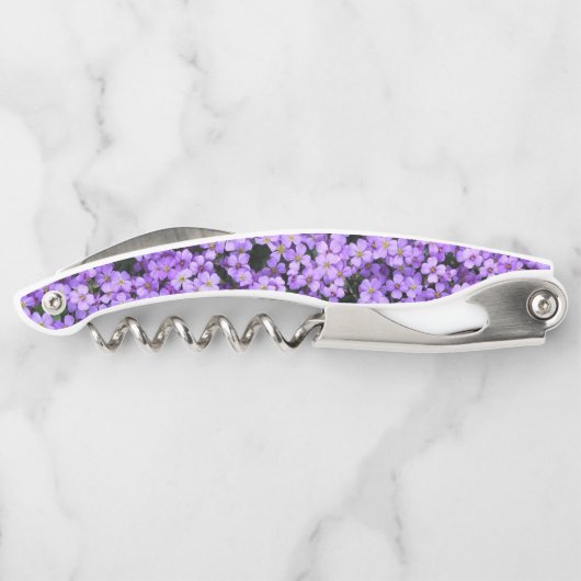 Tire-bouchon Violet Flowers Waiter's Corkvis (Dos)