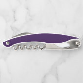 Tire-bouchon Violet foncé et or (Dos)