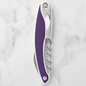 Tire-bouchon Violet foncé et or (Dos)
