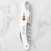 Tire-bouchon Violon à instrument de musique simple (Dos)