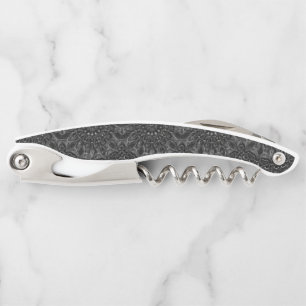 Tire-bouchon Vis à bouchon de charbon Mandala Waiter