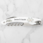 Tire-bouchon Vis à vis à aquarelle rustique (Dos)