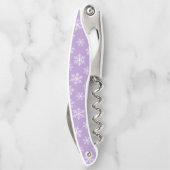 Tire-bouchon Vis à vis à neige pourpre (Dos)