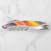 Tire-bouchon Vis à vis Abstrait Sunset Color Waiter (Dos)