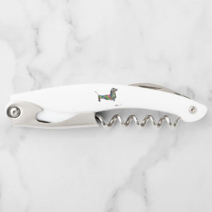 Tire-bouchon Vis à vis avec Dachshund mou