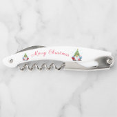 Tire-bouchon Vis à vis de Noël de Gnome Waiter (Dos)