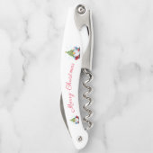 Tire-bouchon Vis à vis de Noël de Gnome Waiter (Dos)