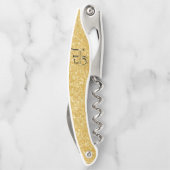 Tire-bouchon Vis à vis du logo or (Dos)