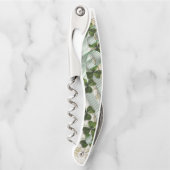 Tire-bouchon Vis à vis irlandais shamrock et rubans (Devant)