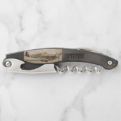 Tire-bouchon Vis-à-vis/ouverture de la bouteille pour la concep (Devant)