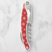 Tire-bouchon Vis à vis rouge à neige (Dos)