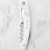Tire-bouchon Vis bleu Dolphin (Devant)