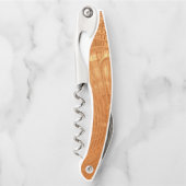 Tire-bouchon Vis-bouchon Abstrait de Waiter Golden Waves (Devant)