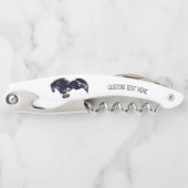 Tire-bouchon Vis-bouchon de cheval avec texte personnalisé (Devant)