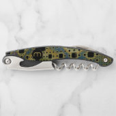 Tire-bouchon Vis-bouchon Geek Sci-fi 3D fractal (Devant)