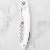 Tire-bouchon Vis-bouchon gris personnalisé (Devant)