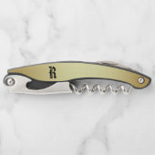 Tire-bouchon Vis-bouchon Monogrammé "R" Waiter (Devant)