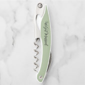 Tire-bouchon We Got Married Green Corkscrew (Devant)