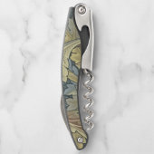 Tire-bouchon William Morris Acanthus Feuille Floral Art Nouveau (Dos)