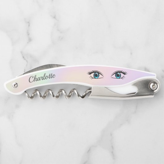 Tire-bouchon Yeux bleus (Dos)