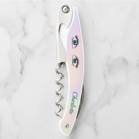 Tire-bouchon Yeux bleus (Devant)