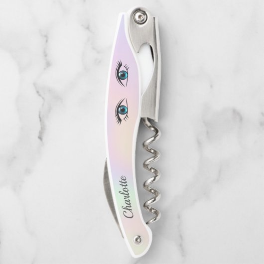 Tire-bouchon Yeux bleus (Dos)