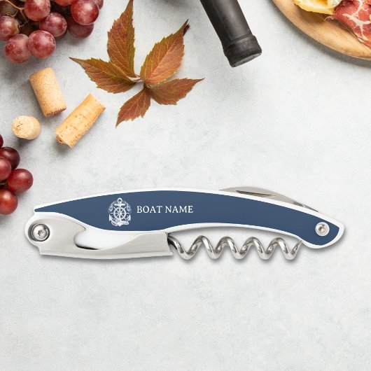 Tire-bouchon Your Name of Boat Ancient Anchor