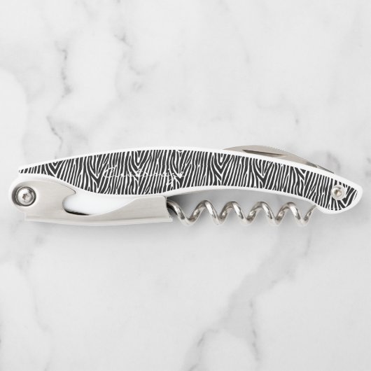 Tire-bouchon Zebra Stripes Motif Thunder_Cove (Devant)