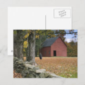 Tire zwaait langs een weg in Zuid-Vermont; Briefkaart (Voorkant / Achterkant)