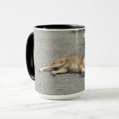 Tired Dog-mok - kies stijl en kleur Mok (Voorkant links)