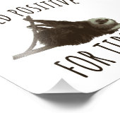 Tired funny Saying Sloth Sleeping Joke Sleepshirt Foto Afdruk (Hoek)