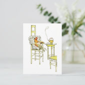 Tired Hen heeft een Cuppa Briefkaart (Staand voorkant)