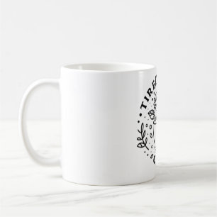 Tired mums club mok koffie