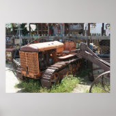 Tired Old Tractor Poster (Voorkant)