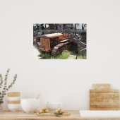 Tired Old Tractor Poster (Keuken)