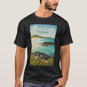Tiree eiland Schotland Illustratie Reis Kunst T-shirt