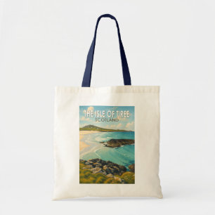 Tiree eiland Schotland Illustratie Reis Kunst Tote Bag