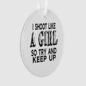 Tirer comme une fille Essayez de continuer (devant)