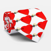 TIRER DANS LA CRAVATE VALENTINE DU COEUR (Roulé)