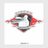 Tireur d'arme à feu Sticker (Feuille)