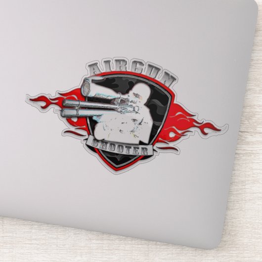 Tireur d'arme à feu Sticker (Détail)