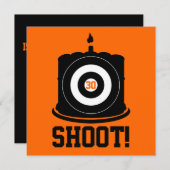 Tirez ! Invitation d'un chasseur de 30 à 30 ans (Devant / Derrière)