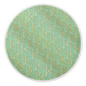 Tiroir Art Déco et boutons d'armoire (Devant)