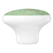 Tiroir Art Déco et boutons d'armoire (Côté)